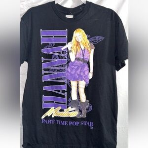 Disney Black and Purple Hannah Montana Tee medium